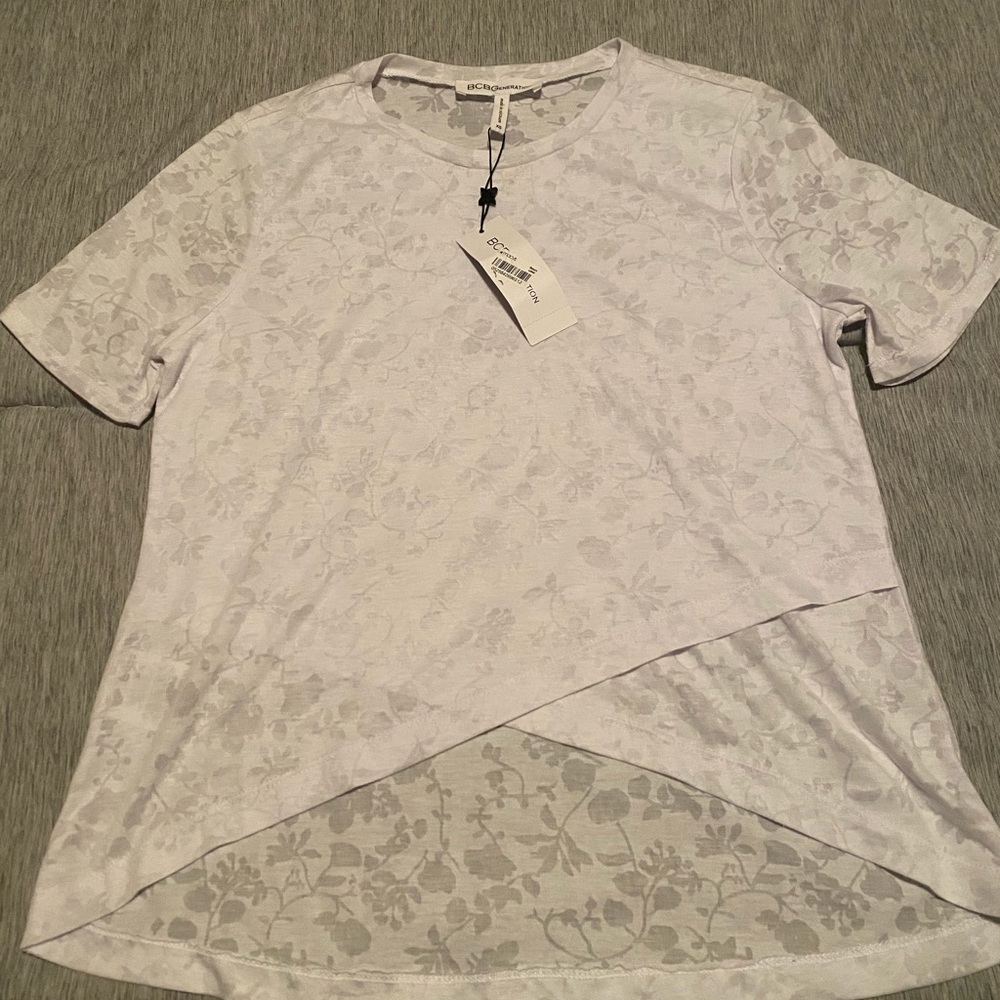 White floral shirt